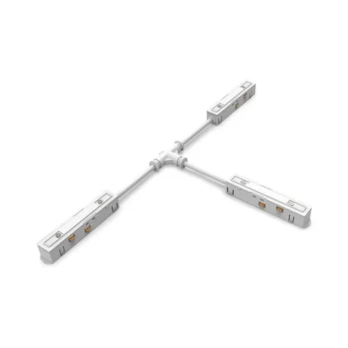 הזנה T לבן לפס צבירה מגנטי שקוע/צמוד TIKTOK - אור שי סיטונאות חשמל בע״מ