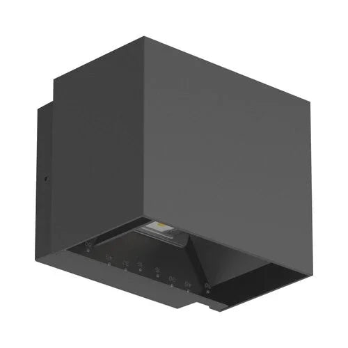 צמוד קיר שחור GLOW UP&DOWN 10W 15°~120° IP65 אור ניטרלי - אור שי סיטונאות חשמל בע״מ