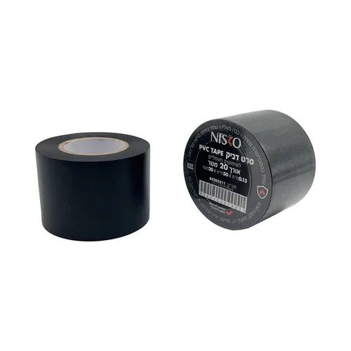 סרט בידוד שחור 50mmx20M - אור שי סיטונאות חשמל בע״מ