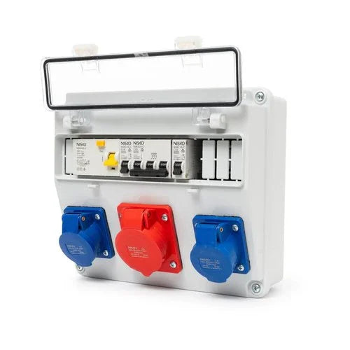 קופסת שירות NNPL 516.2316 סקון ניסקו כולל חצי אוטומט ניסקומטיק 16*3 + 2 יח' 16*1 + פחת 40*4 - אור שי סיטונאות חשמל בע״מ