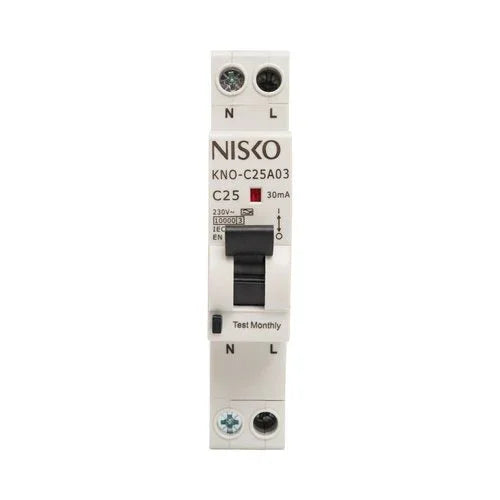 פחת משולב מא"ז 1x25A 10KA RCBO - אור שי סיטונאות חשמל בע״מ