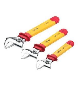 מפתח שוודי מבודד 1000 וולט אורך 200 מ"מ - כלי עבודה - Uriel-Shay - אור שי סיטונאות חשמל בע״מ