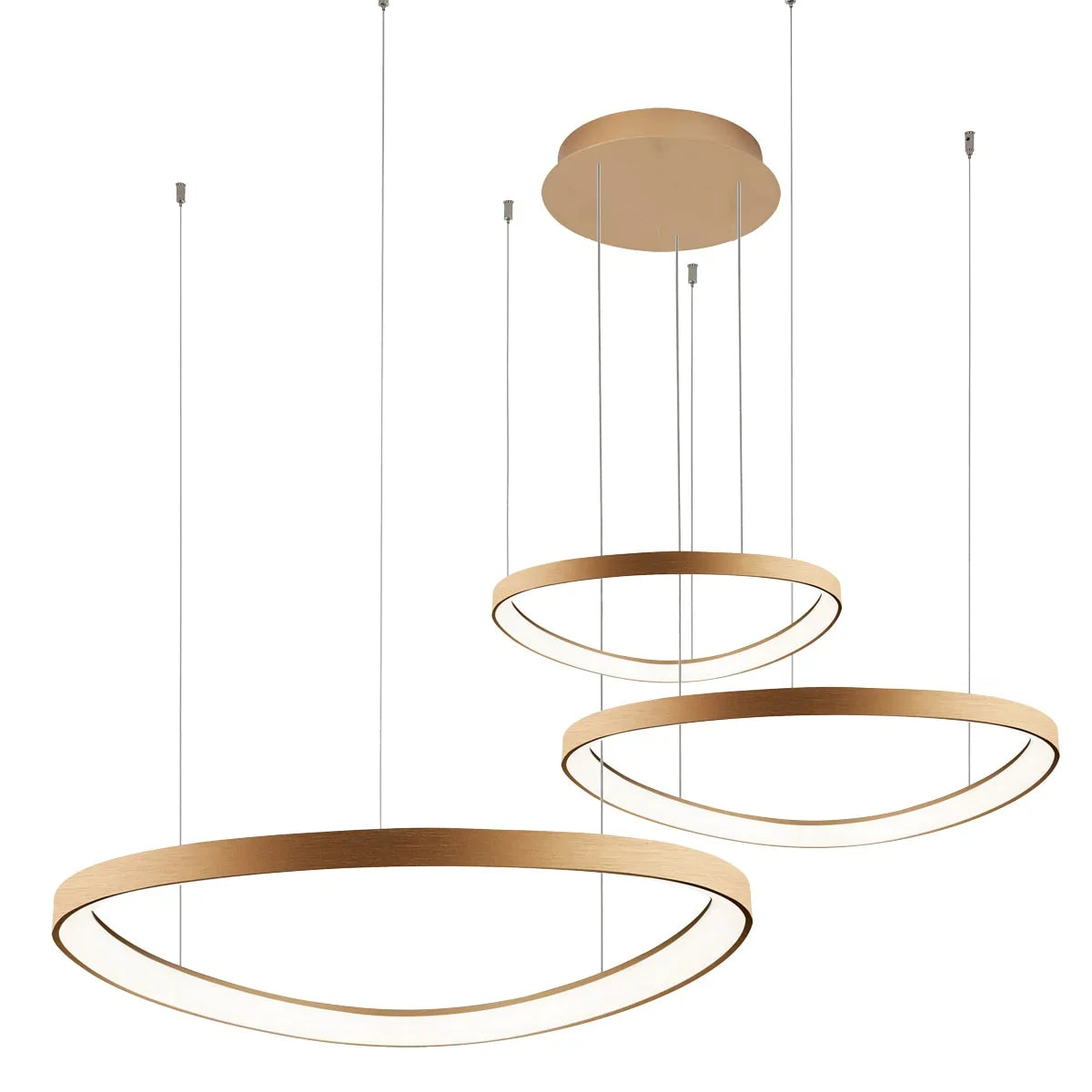 סופלה אמורפי שלישיה תלוי-2500-05-146W-אור חם - אור שי סיטונאות חשמל בע״מ