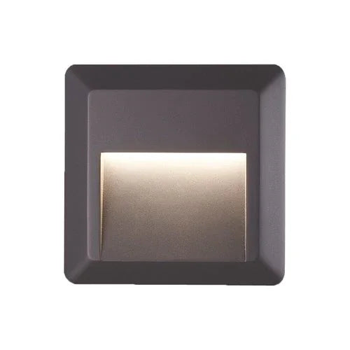 צמוד קיר אפור LOTUS-S 2W IP65 3CCT - אור שי סיטונאות חשמל בע״מ