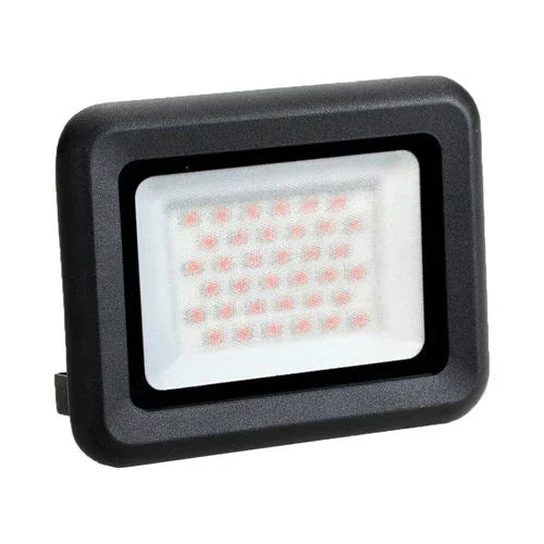 הצפה שחור COLOR JET 30W IP65 אור אדום - אור שי סיטונאות חשמל בע״מ