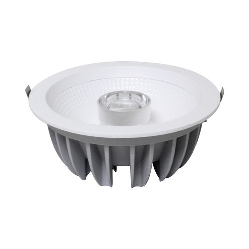 שקוע תקרה לבן APOLLO 25W 7" IP40 אור חם