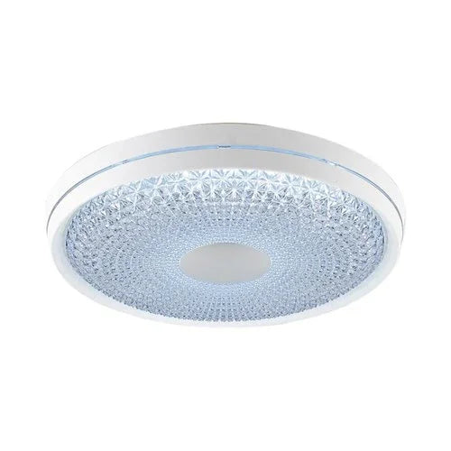 צמוד תקרה דקורטיבי לבן CRYSTAL 60W אור קר - אור שי סיטונאות חשמל בע״מ