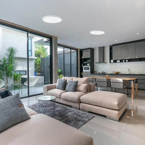 צמוד תקרה לבן TIME 32W 400MM IP40 3CCT - אור שי סיטונאות חשמל בע״מ