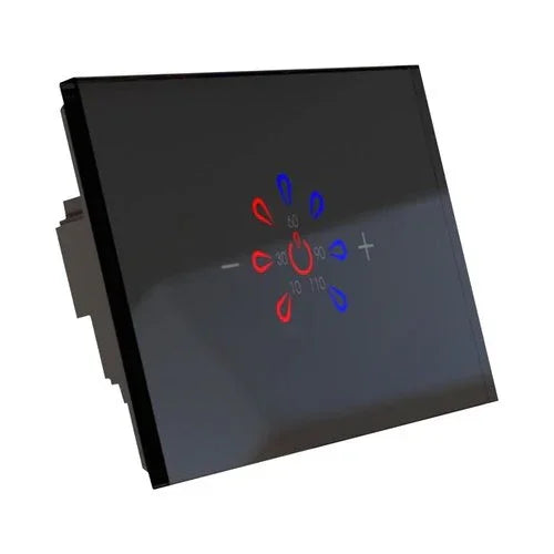 מתג טאץ' טיימר דוד חכם זכוכית שחורה 3 מודול WIFI - אור שי סיטונאות חשמל בע״מ