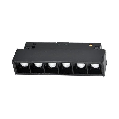 ספוט לד 6 נקודות שחור לפס צבירה מגנטי TIKTOK DOT11 5W אור ניטרלי - אור שי סיטונאות חשמל בע״מ