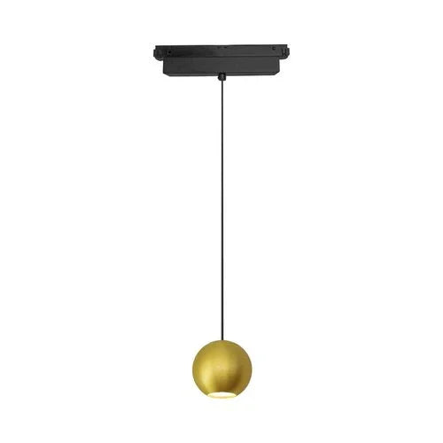 ספוט לד כדור תלוי זהב לפס צבירה מגנטי TIKTOK BALL-H 9W אור ניטרלי - אור שי סיטונאות חשמל בע״מ