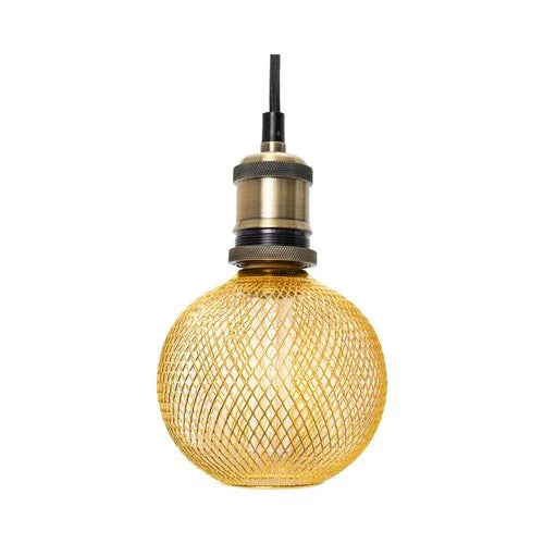 גוף תאורה דקורטיבי תלוי 1.5 מטר ברונזה - אור שי סיטונאות חשמל בע״מ