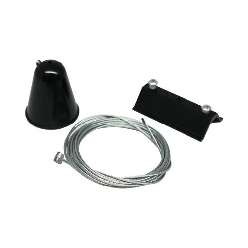 סט תלייה 3 מטר שחור לפס צבירה חד פאזי 2JD - אור שי סיטונאות חשמל בע״מ