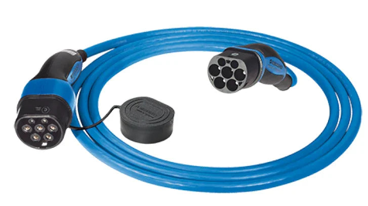 כבל טעינה 7.5 מטר תוצרת גרמניה MODE 3 TYPE 2 32A 3PH - אביזרי חשמל ותשתיות - Uriel-Shay - אור שי סיטונאות חשמל בע״מ