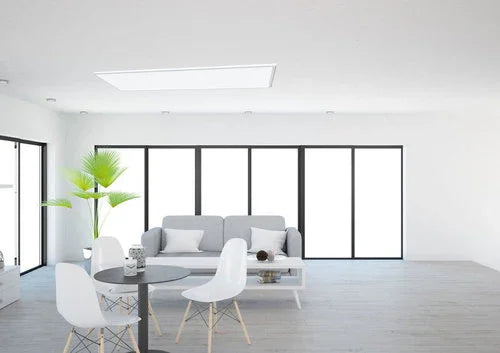 צמוד תקרה מלבן דק לבן TIME 64W 120X30CM IP40 3CCT - אור שי סיטונאות חשמל בע״מ