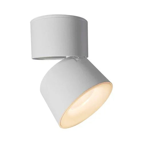 צמוד תקרה צילינדר נפתח לבן LORI 12W אור חם - אור שי סיטונאות חשמל בע״מ