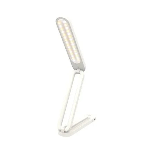 מנורת שולחן נטענת COMPACT 5W USB גוף בצבע לבן - אור שי סיטונאות חשמל בע״מ