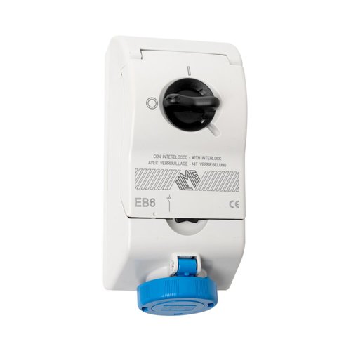 שקע אינטרלוק עה"ט 3X16A IP66/7