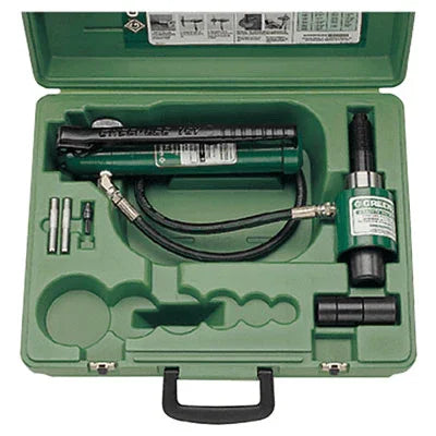 סט משאבת יד +ראש למנקב (7646) GREENLEE - כלי עבודה - Uriel-Shay - אור שי סיטונאות חשמל בע״מ