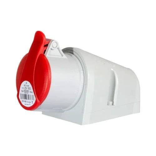 שקע זוויתי לקיר 5X16A IP44 SEZ - אור שי סיטונאות חשמל בע״מ