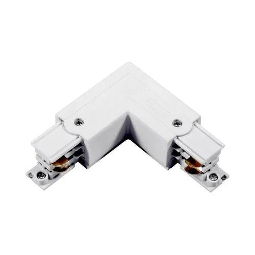 מחבר L שמאל לפס צבירה תלת פאזי לבן - אור שי סיטונאות חשמל בע״מ