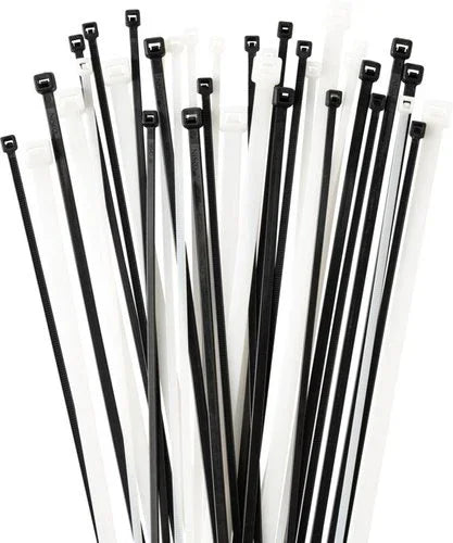 חבק ניילון לבן 100 יח' 100X2.5MM - אור שי סיטונאות חשמל בע״מ