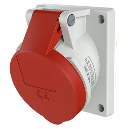 שקע לפנל משופע 4X32 IP44 MENNEKES דגם 1496 - אביזרי חשמל ותשתיות - Uriel-Shay - אור שי סיטונאות חשמל בע״מ