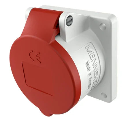 שקע לפנל ישר 4X32 IP44 MENNEKES דגם 1399 - אביזרי חשמל ותשתיות - Uriel-Shay - אור שי סיטונאות חשמל בע״מ