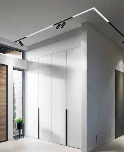 ספוט לד פינה קיר תקרה שחור TIKTOK L30 14W אור חם - אור שי סיטונאות חשמל בע״מ