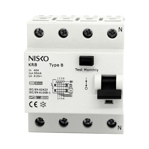 פחת תלת פאזי Type B 3P+N 40A