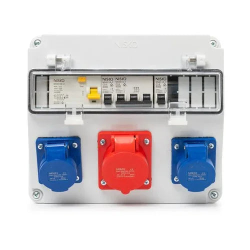 קופסת שירות NNPL 516.2316 סקון ניסקו כולל חצי אוטומט ניסקומטיק 16*3 + 2 יח' 16*1 + פחת 40*4 - אור שי סיטונאות חשמל בע״מ