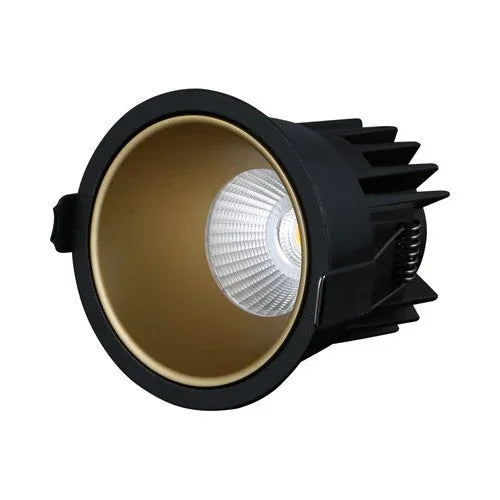 שקוע תקרה שחור/זהב VINO 10W אור חם - אור שי סיטונאות חשמל בע״מ