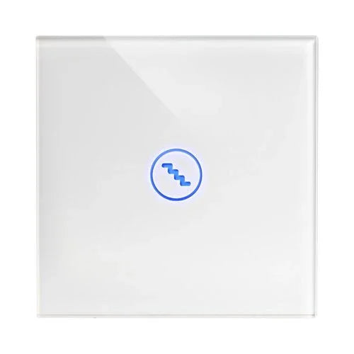 מתג טאץ' מדרגות זכוכית לבנה 60mm - אור שי סיטונאות חשמל בע״מ