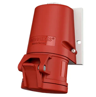 שקע לקיר 4X32 IP44 MENNEKES דגם 27006 - אביזרי חשמל ותשתיות - Uriel-Shay - אור שי סיטונאות חשמל בע״מ