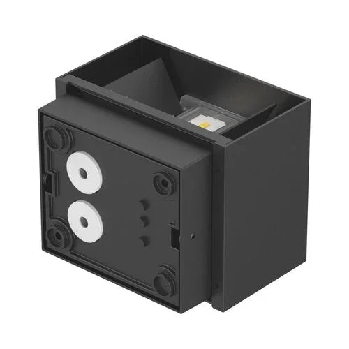 צמוד קיר שחור GLOW UP&DOWN 10W 15°~120° IP65 אור ניטרלי - אור שי סיטונאות חשמל בע״מ