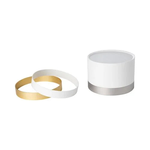 צמוד תקרה צילינדר לבן TOPAZ 15W 3CCT - אור שי סיטונאות חשמל בע״מ