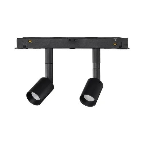 ספוט לד שחור לפס צבירה מגנטי TIKTOK SPOT 2X3W אור ניטרלי - אור שי סיטונאות חשמל בע״מ