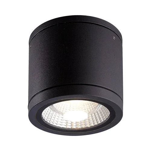 צילינדר שחור TOP 22W IP65 אור חם - אור שי סיטונאות חשמל בע״מ