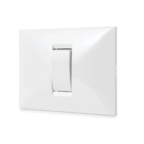 לחצן 1 מודול לבן ניסקו סוויץ' - אור שי סיטונאות חשמל בע״מ