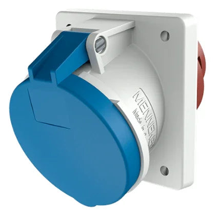 שקע לפנל משופע 3X63 IP44 MENNEKES דגם 1147 - אביזרי חשמל ותשתיות - Uriel-Shay - אור שי סיטונאות חשמל בע״מ