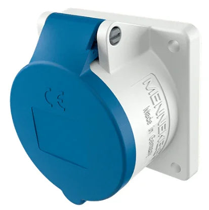 שקע לפנל ישר 3X32 IP44 MENNEKES דגם 1395 - אביזרי חשמל ותשתיות - Uriel-Shay - אור שי סיטונאות חשמל בע״מ