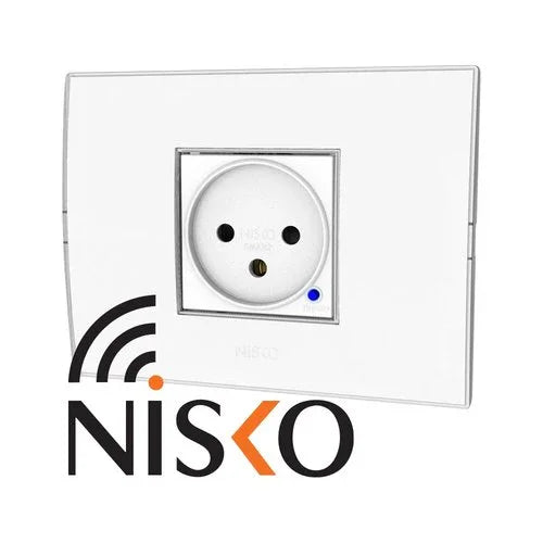 שקע חכם מובנה לסדרת NISKO SWITCH לבן - אור שי סיטונאות חשמל בע״מ