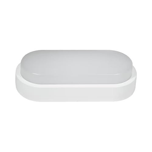 צמוד קיר/תקרה לבן MAGNUM 12W IP65 אור קר
