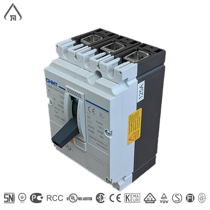 מפסק ח"א 3X125A כיול טרמי עד 125 Chint