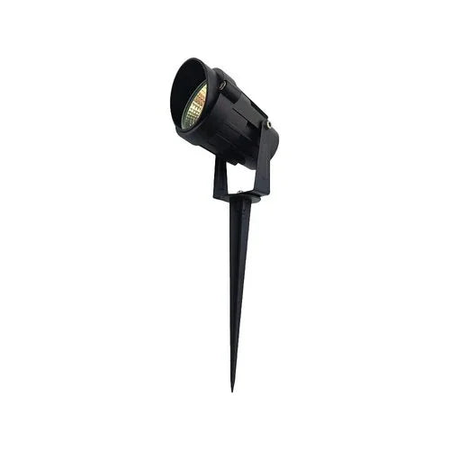 דוקרן שחור לגינה 6W 12-24V AC/DC IP65 אור חם - אור שי סיטונאות חשמל בע״מ