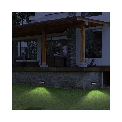 שקוע חומה אפור WALL SMALL-V 6W IP65 אור חם - אור שי סיטונאות חשמל בע״מ