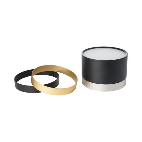 צמוד תקרה צילינדר שחור TOPAZ 15W 3CCT