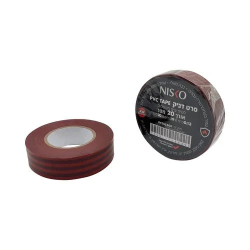 סרט בידוד חום/כתום 19mmx20M - אור שי סיטונאות חשמל בע״מ