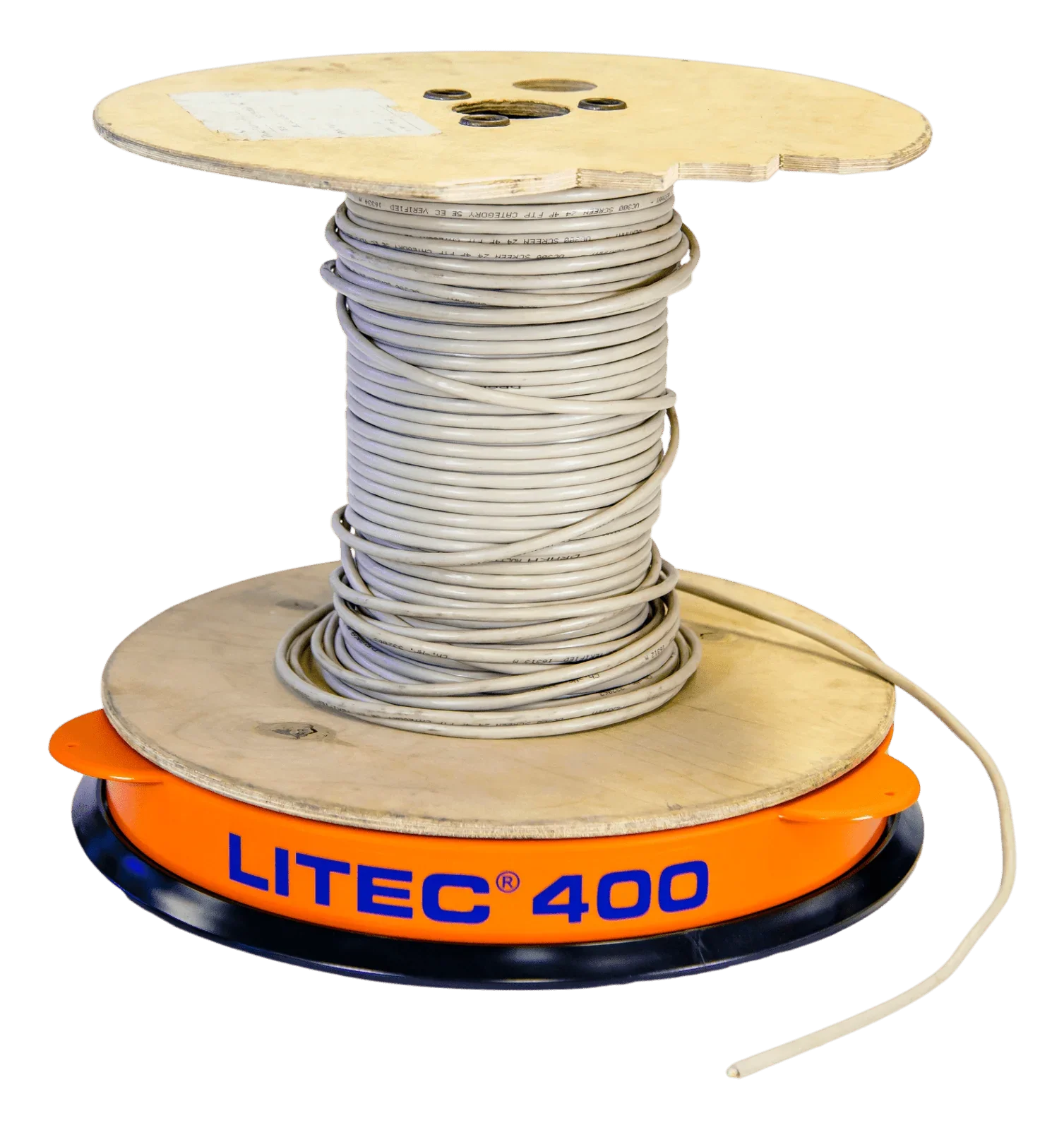 מתקן סטנד לפריסת תופי כבל למשקלים עד 500 ק"ג דגם L-400 ניתן לקבע את המעמד לתחתית התוף - כלי עבודה - Uriel-Shay - אור שי סיטונאות חשמל בע״מ