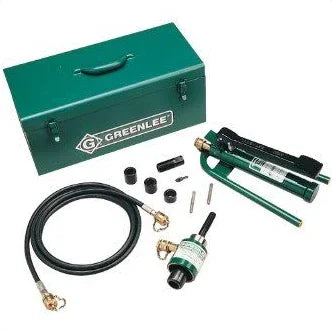 סט משאבת רגל+ראש למנקב GREENLEE - כלי עבודה - Uriel-Shay - אור שי סיטונאות חשמל בע״מ